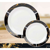 Custom logo Ceramic Plates, Wholesale Cheap Ceramic marble Porcelain Dishes