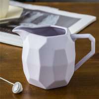 Origami craft unique design small size cheap ceramic milk jug for hotel