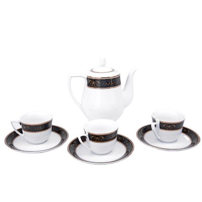 Unique design cheap royal porcelain tea set