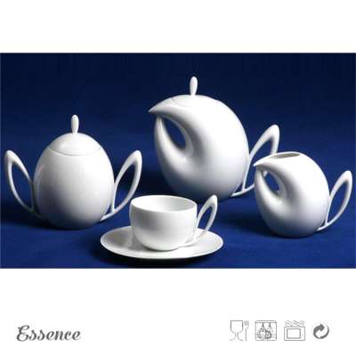 Restaurant hotel fine cheap porcelain custom ceramic tea set