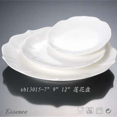 OEM Hotels and restaurants use white german porcelain plates