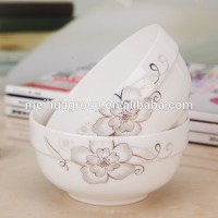 white porcelain custom printed ceramic bowl wholesale