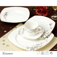 Luxury eco-friendly royal bone china indian tableware