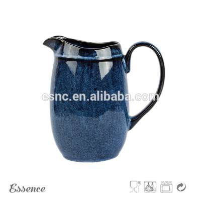 Large capacity wholesale ceramic milk water pitcher