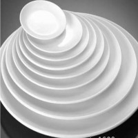 best-selling fine China white porcelain dinner plates,restaurant plates,round