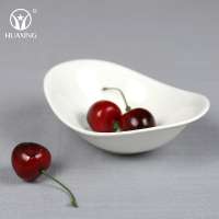 high quality fruit salad cheap white ceramic bowl for foodware