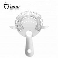 Popular & high quality stainless steel cocktail strainer with custom logo