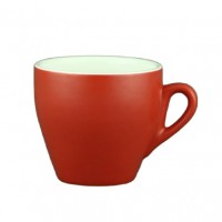 Matte Finish Colored Ceramic tea cup and saucer wholesale